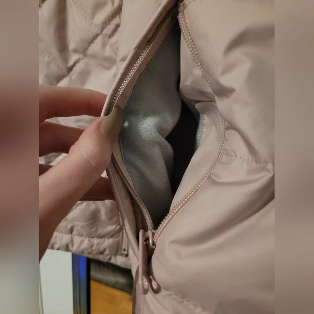 🆕️Columbia Sportswear Co Womens Down Puffer Jacket- Pale Pink - Picture 5 of 9